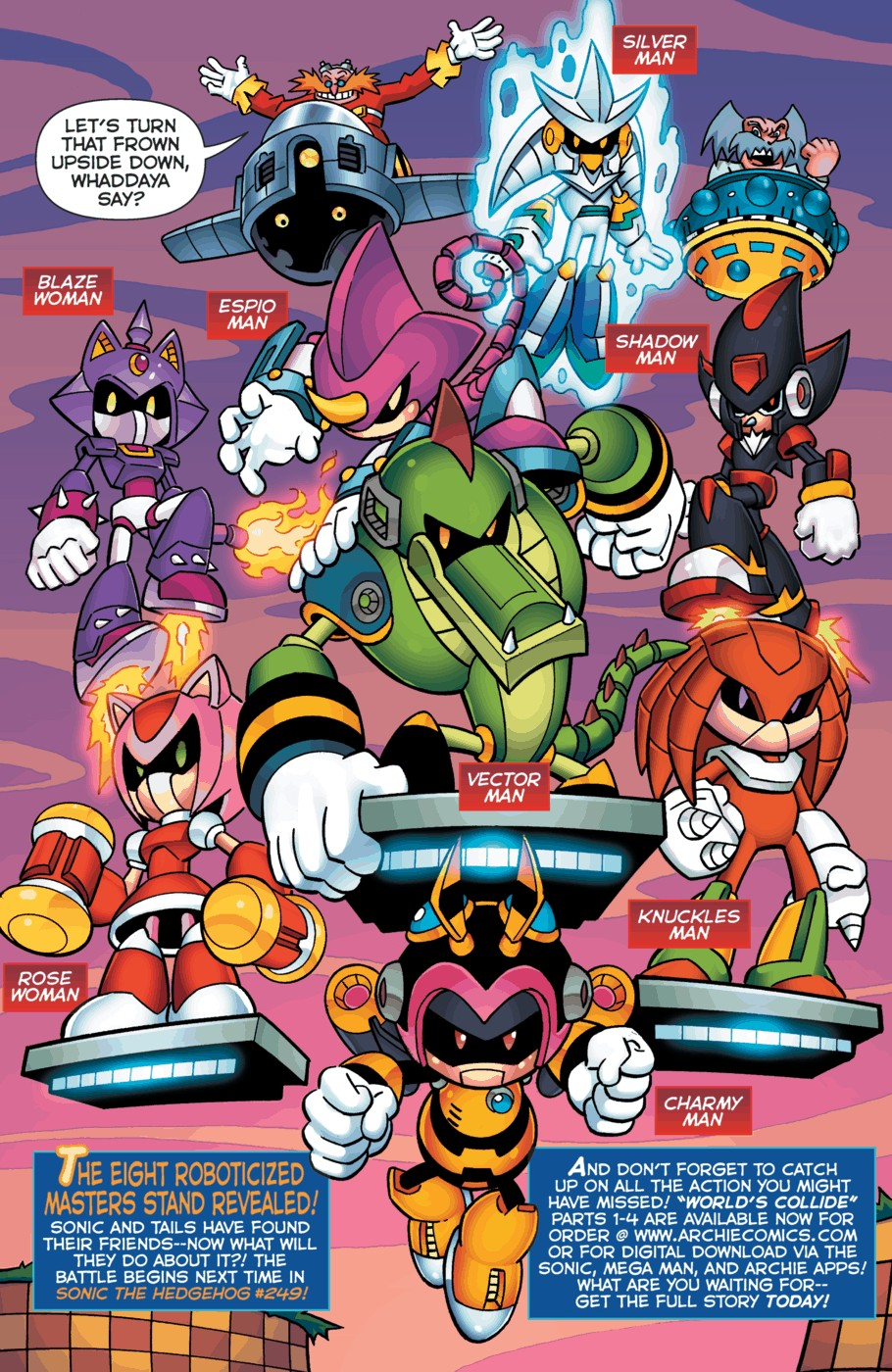 sonic roboticized masters - Let'S Turn Upside Down Whaddaya Shadow Mestor Knuckles He Eight Roboticized Masters Stand Revealed! Sonic And Tale Have Found Thee Friends Or What Wll Lata Flory Toor