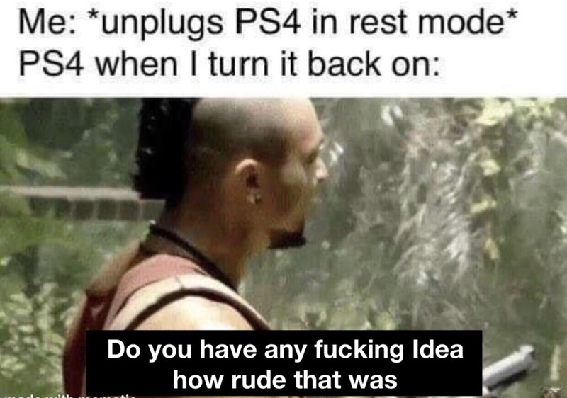 scp 173 crunch - Me unplugs PS4 in rest mode PS4 when I turn it back on Do you have any fucking Idea how rude that was