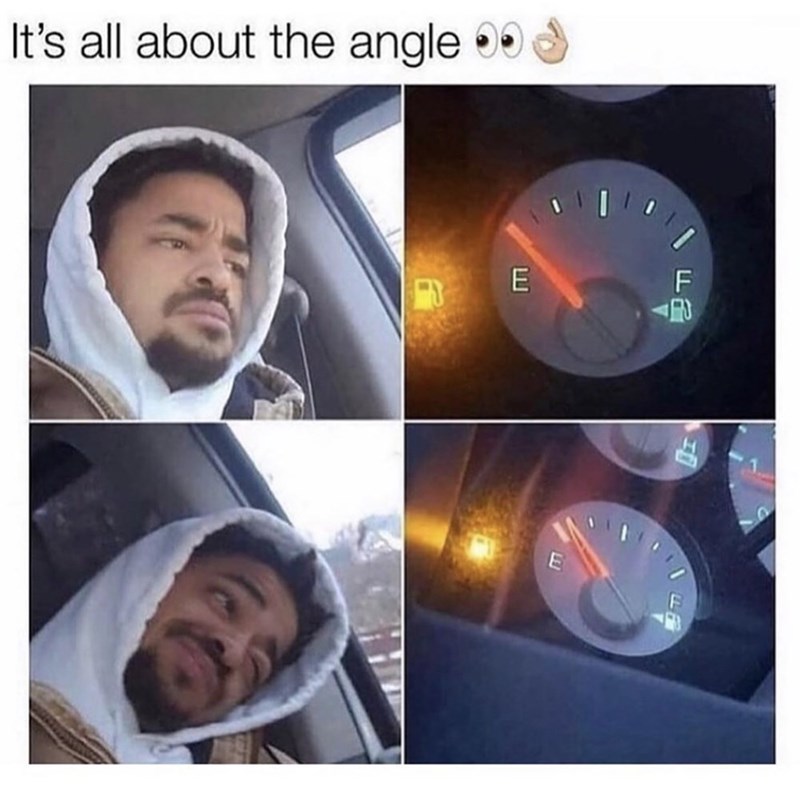 It's all about the angle og