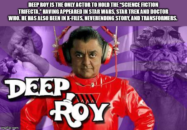 deep roy oompa loompa gif - Deep Roy Is The Only Actor To Hold The "Science Fiction Trifecta." Having Appeared In Star Wars, Star Trek And Doctor Who. He Has Also Been In XFiles, Neverending Story, And Transformers. Deep imgflip.com