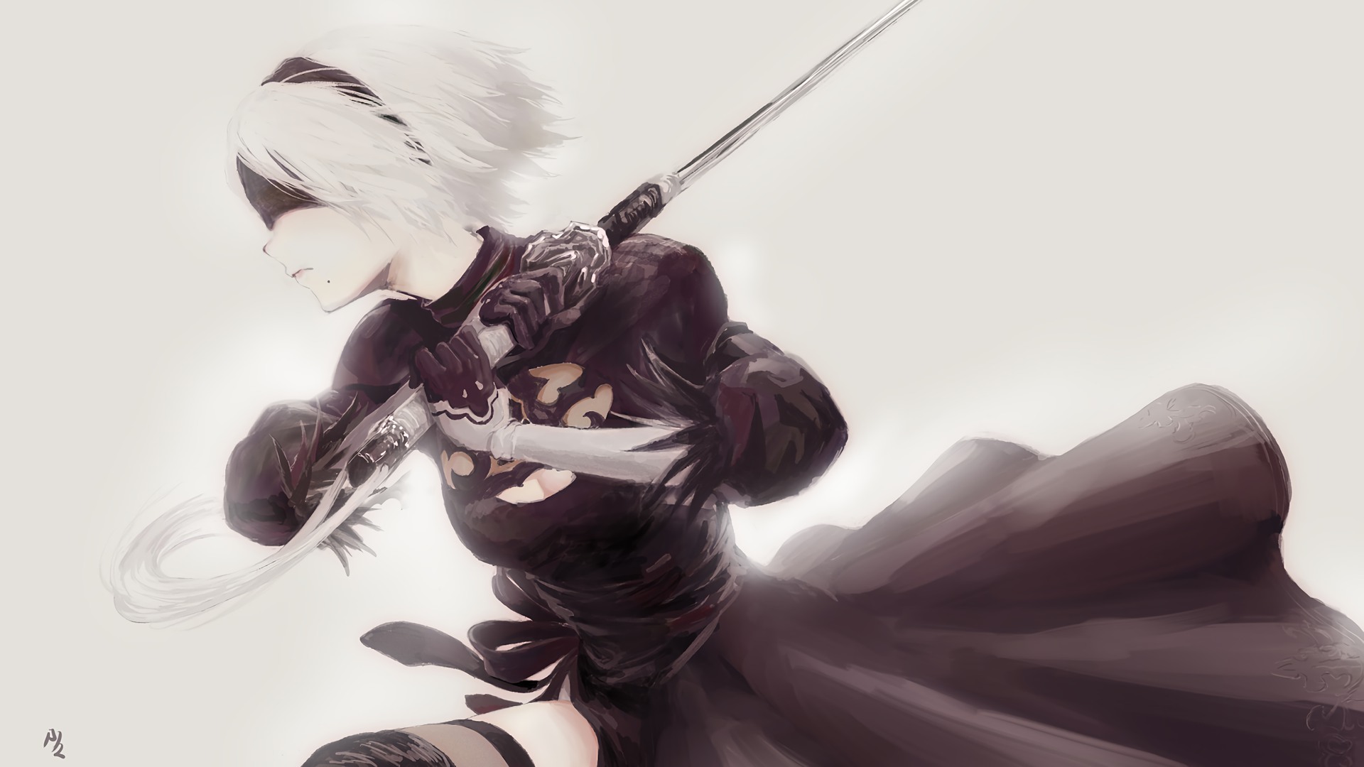 nier automata арт