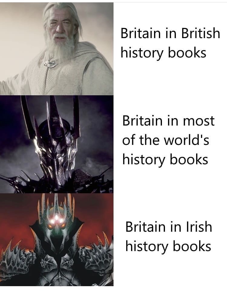 sauron lord of the rings - Britain in British history books Britain in most of the world's history books Britain in Irish history books