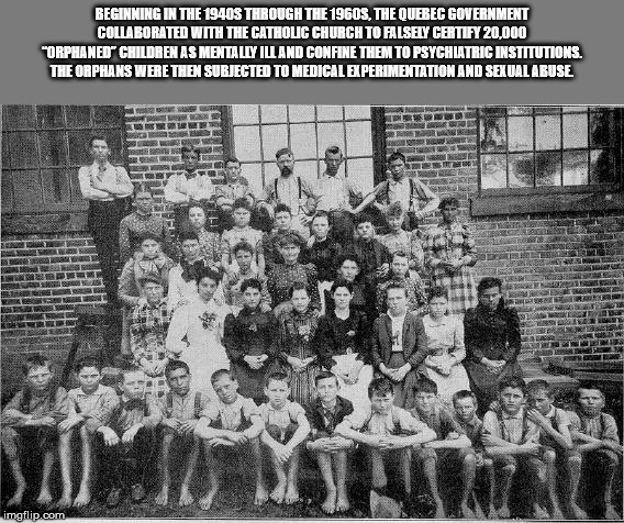 monster study - Beginning In The 1940S Through The 1960S, The Quebec Government Collaborated With The Catholic Church To Falsely Certify 20,000 Orphaned Children As Mentally Ill And Confine Them To Psychiatric Institutions. The Orphans Were The Subjected 