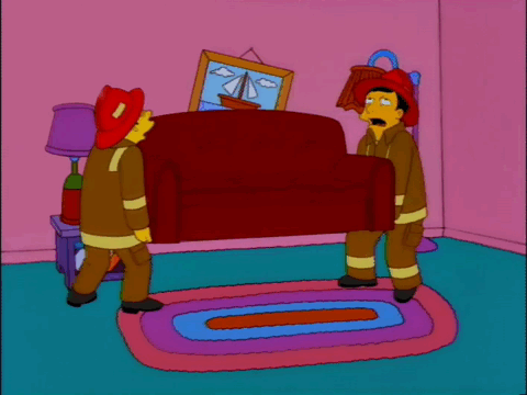 simpson couch gif