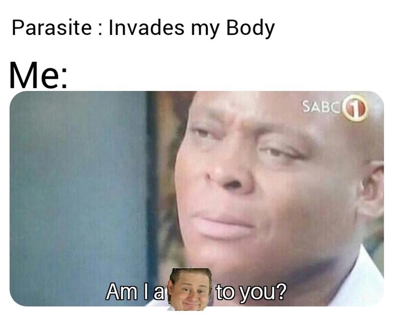 australia does not exist meme - Parasite Invades my Body Me Sabcg Amla to you?