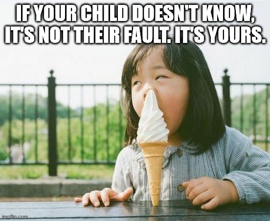 crazy things - If Your Child Doesnt Know, It'S Not Their Fault. It'S Yours. imaflin.com