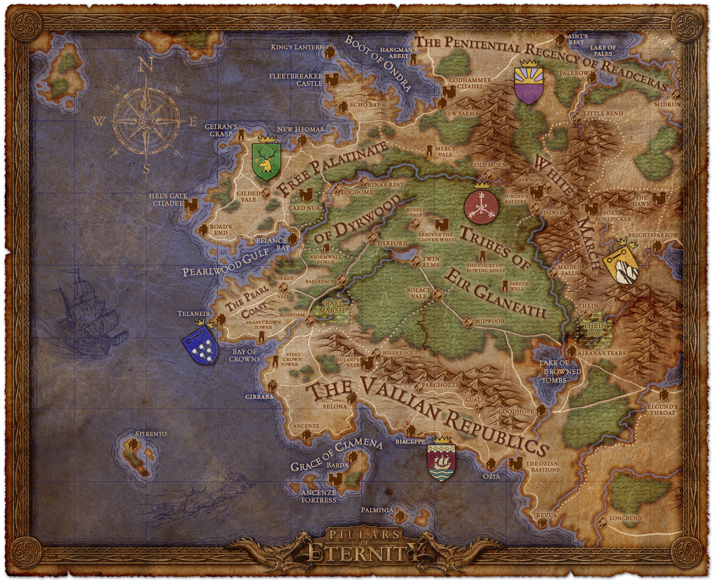 pillars of eternity map - Got Of Ondra He Penitential Recency Recency Oe Readceras Swami Pub, The Penitential Res Wheel Sow Na Free Palatinate Tribes O Of Dyrwoon Of Dat Pearas Gule Er Glanean Cons Ind Vailian Republics Samena Ternit