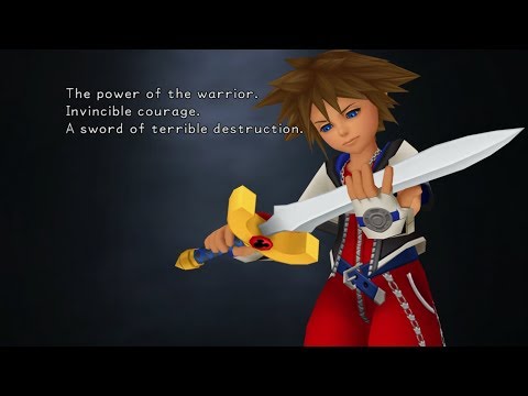 kingdom hearts starting choices - The power of the warrior. Invincible courage. A sword of terrible destruction.