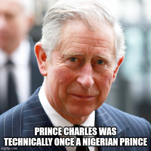 prince charles - Prince Charles Was Technically Once A Nigerian Prince