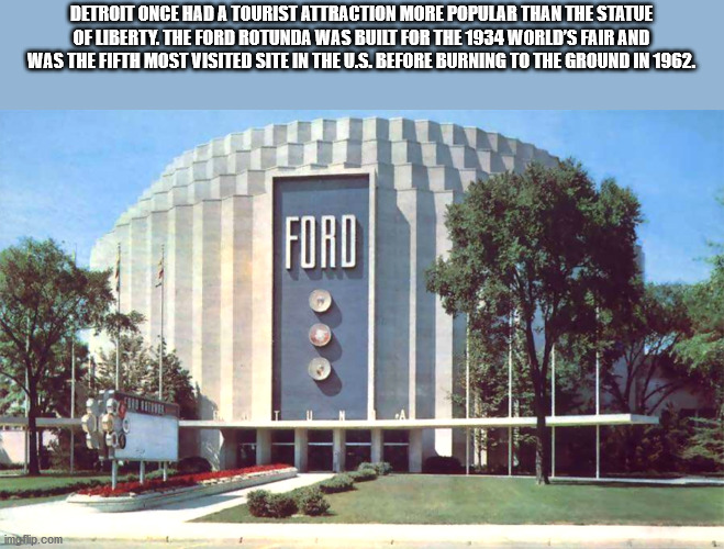ford rotunda christmas - Detroit Once Had A Tourist Attraction More Popular Than The Statue Of Liberty. The Ford Rotunda Was Built For The 1934 World'S Fair And Was The Fifth Most Visited Site In The U.S. Before Burning To The Ground In 1962. imefilip.com