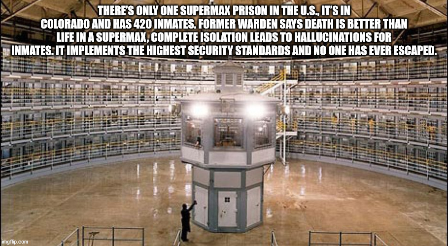 panopticon prison design - There'S Only One Supermax Prison In The U.S. It'S In Colorado And Has 420 Inmates. Former Warden Says Death Is Better Than I Life In A Supermax. Complete Isolation Leads To Hallucinations For Inmates. It Implements The Highest S
