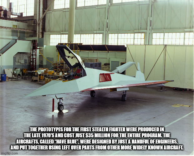lockheed have blue - The Prototypes For The First Stealth Fighter Were Produced In The Late 1970'S And Cost Just $35 Million For The Entire Program. The Aircrafts.Called "Have Blue", Were Designed By Just A Handful Of Engineers, And Put Together Using Lef
