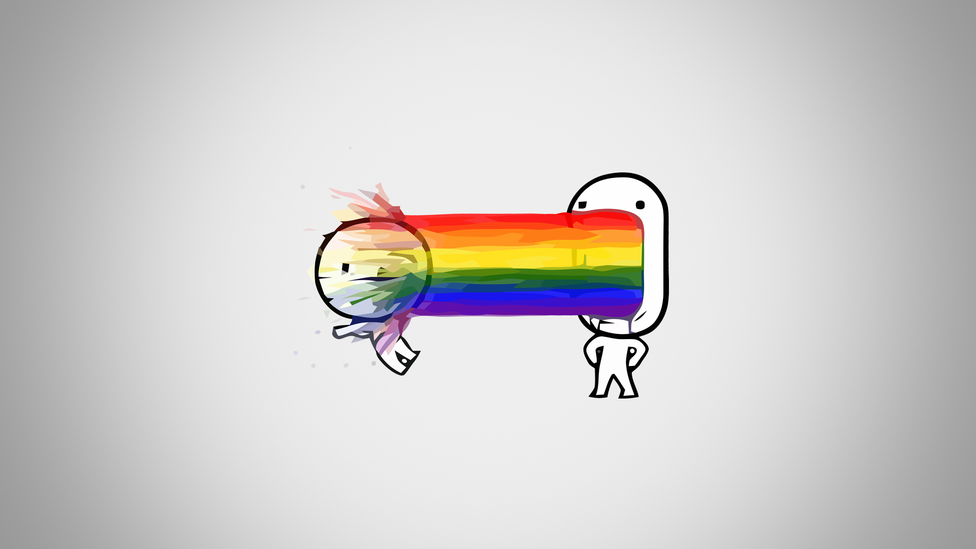 puking rainbow