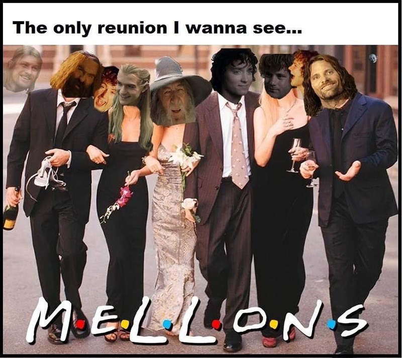friends reunion - The only reunion I wanna see... Mellons