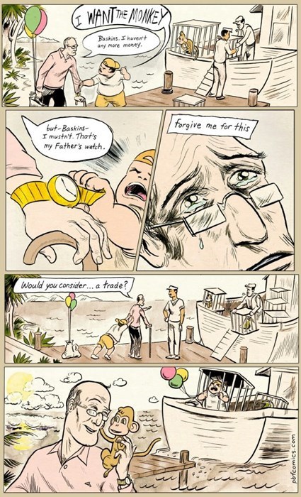 perry bible fellowship best - Wani The Money Baskis. I haven't any more money forgive me for this butBaskins I mustry. That's my Father's watch. Would you consider... a trade? pofcomics.com