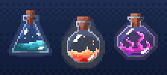 pixel art potions