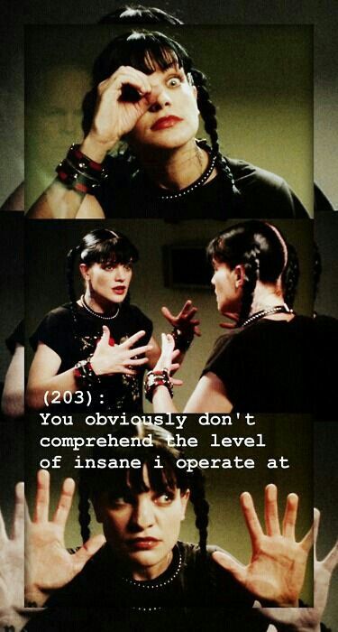 abby sciuto quotes - 203 You obviously don't comprehend the level of insane i operate at