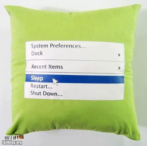 funny images for pillow - System Preferences... Dock Recent Items Sleep Restart... Shut Down... Sini failblog.org