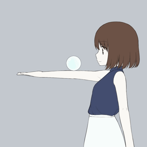 anime juggling gif