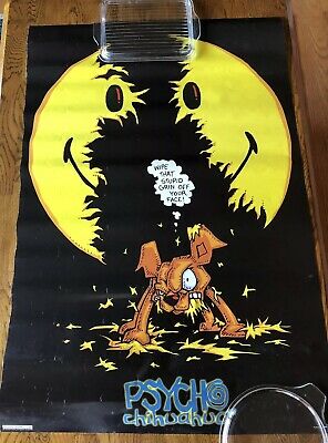 psycho chihuahua poster - On Off ench boho