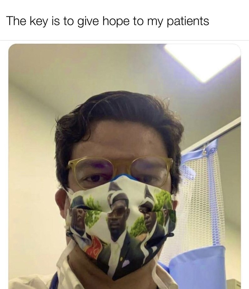 glasses - The key is to give hope to my patients