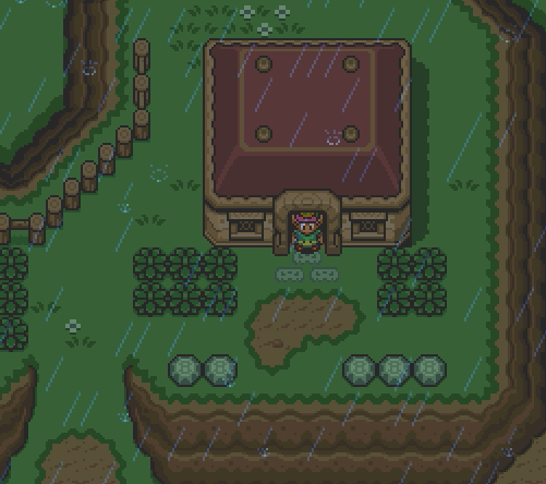 link to the past house