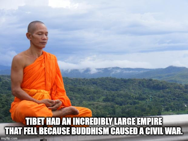 Tibet Had An Incredibly Large Empire That Fell Because Buddhism Caused A Civil War.