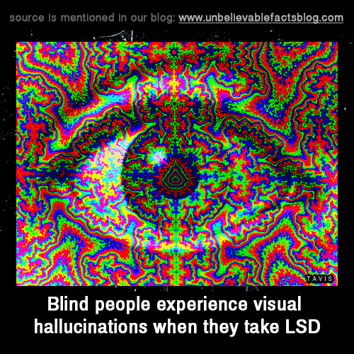 visual hallucinations gif - source is mentioned in our blog Tavis Blind people experience visual hallucinations when they take Lsd