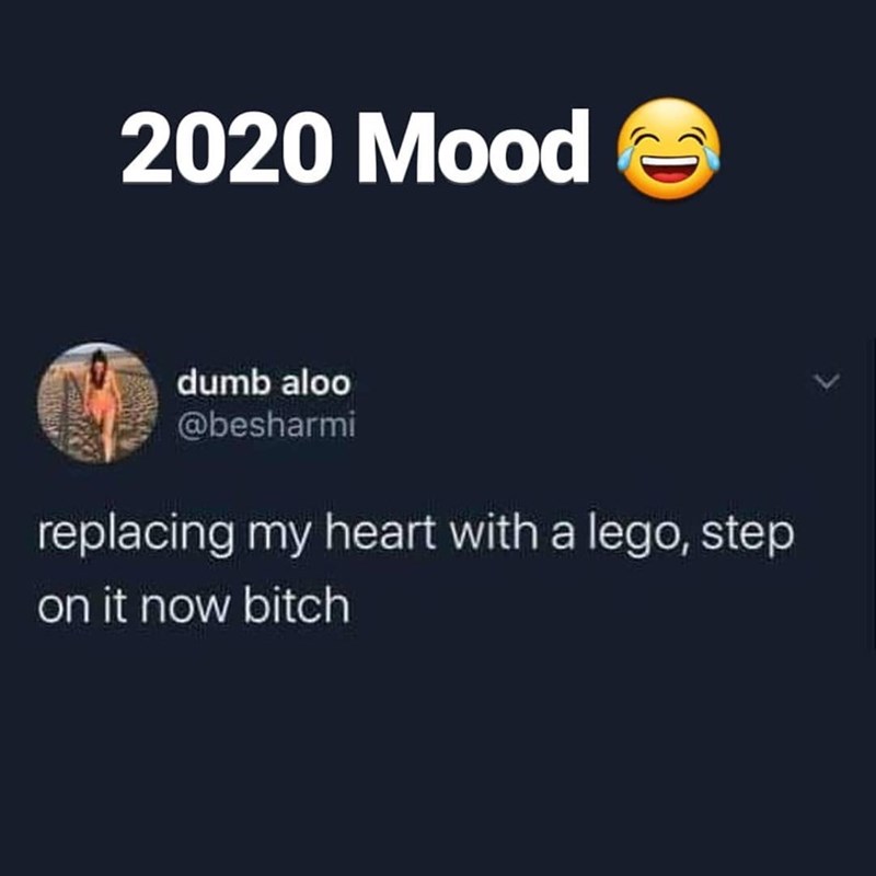 atmosphere - 2020 Mood D dumb aloo replacing my heart with a lego, step on it now bitch