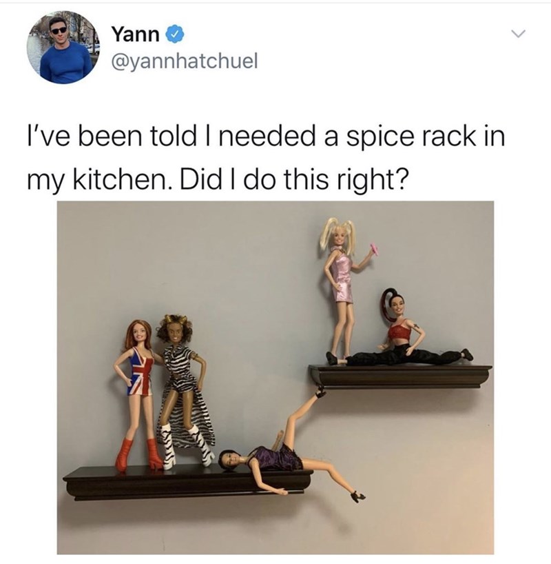 arm - Yann I've been told I needed a spice rack in my kitchen. Did I do this right?