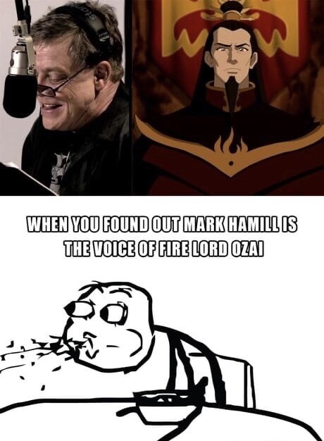 cereal guy - When You Found Out Mark Hamill Is The Voice Of Fire Lord Ozai