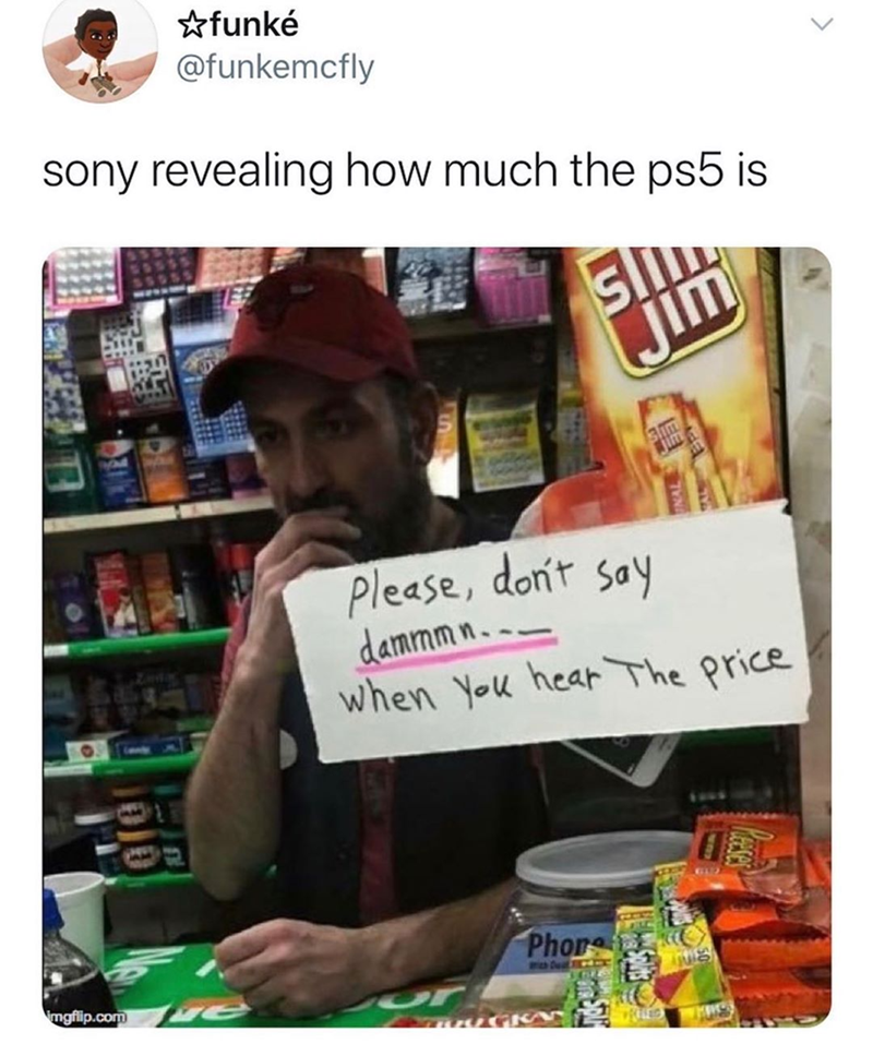 aubviouslynot nudes - > funk sony revealing how much the ps5 is Sa Please don't say dammmn when you hear The price Phors grip.com Me