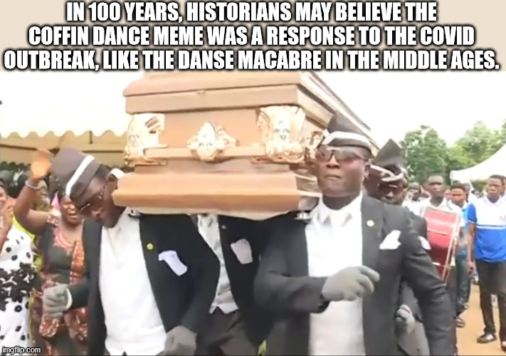 coffin dance - In 100 Years, Historians May Believe The Coffin Dance Meme Was A Response To The Covid Outbreak, The Danse Macabre In The Middle Ages. imgiip.com