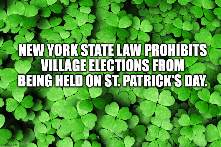 st patricks day paparazzi - New York State Law Prohibits Village Elections From Being Held On St. Patrick'S Day. imgflip.com