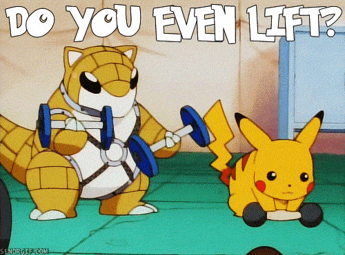 funny pokemon gifs - Do You Even Lift? You Senorgle.Com