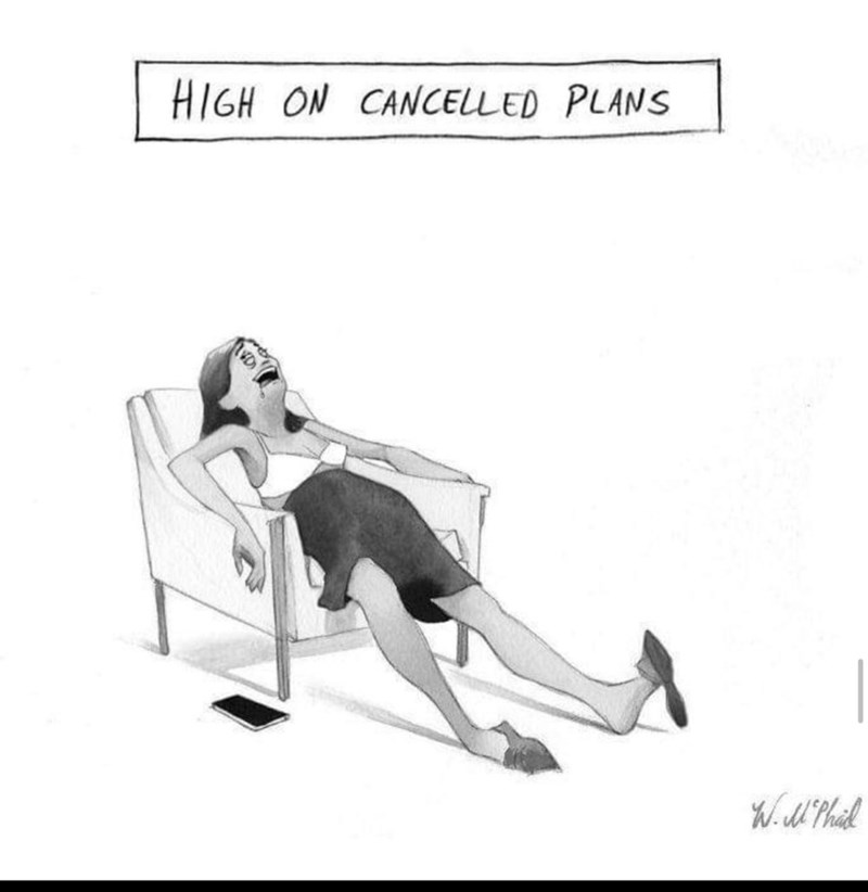 cartoonist w mcphail - High On Cancelled Plans Wu What