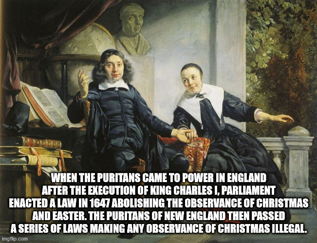 criss bellini art - When The Puritans Came To Power In England After The Execution Of King Charles I, Parliament Enacted A Law In 1647 Abolishing The Observance Of Christmas And Easter. The Puritans Of New England Then Passed A Series Of Laws Making Any O