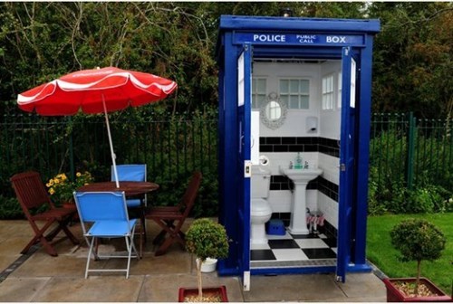tardis toilet - Police Turk Box