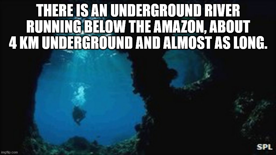 daryl the walking dead - There Is An Underground River Running Below The Amazon, About 4 Km Underground And Almost As Long. Spl imgflip.com