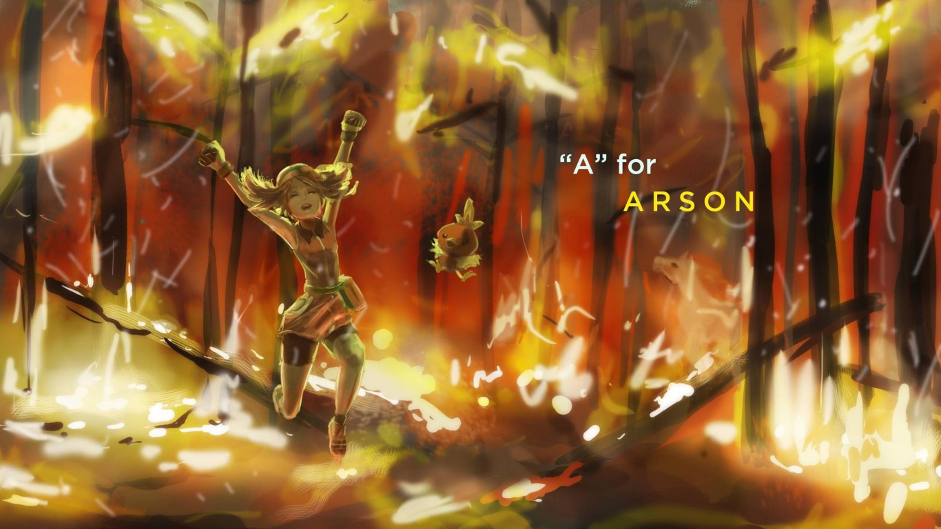 pokemon arson - A for Arson