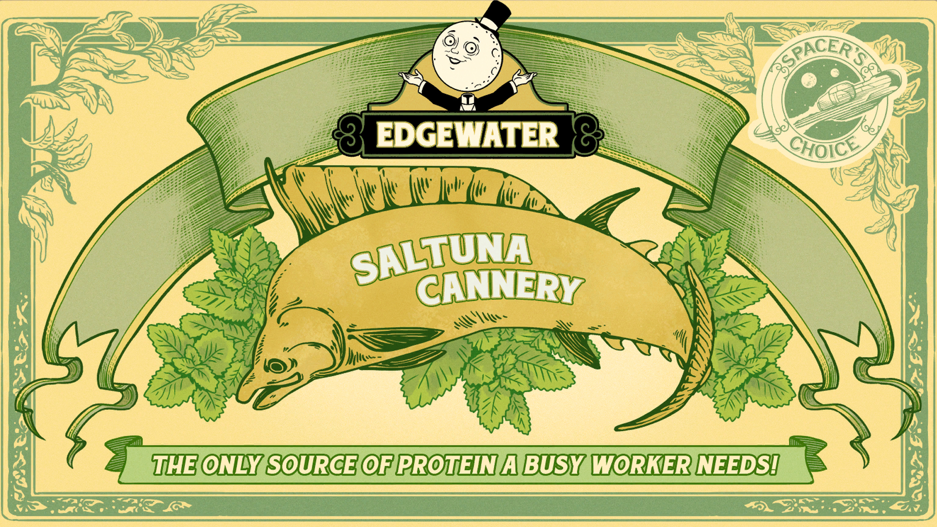 edgewater outer worlds - 10. @ Spacer Edgewater Choice Saltuna Cannery The Only Source Of Protein A Busy Worker Needs!