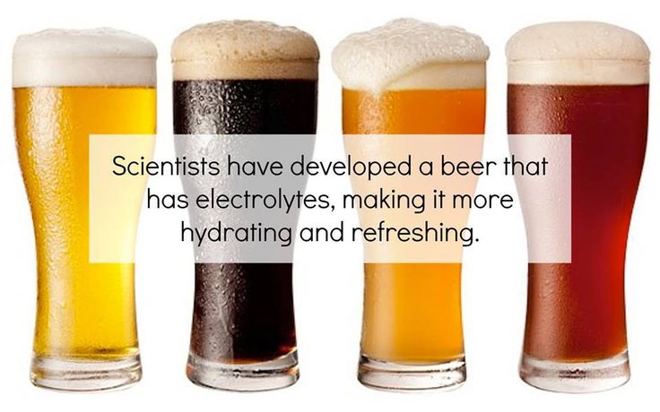 beer good for your hair - Scientists have developed a beer that has electrolytes, making it more hydrating and refreshing.