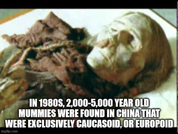 beauty of loulan - In 1980S, 2,0005,000 Year Old Mummies Were Found In China That Were Exclusively Caucasoid, Or Europoid imgflip.com