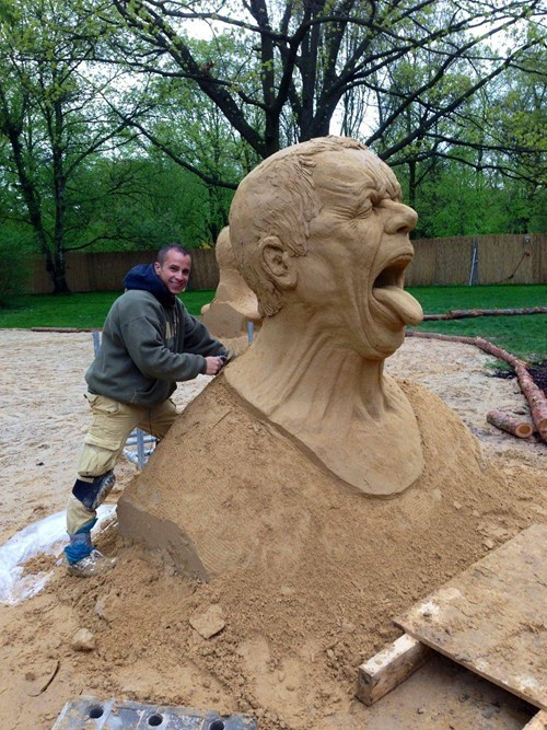 ray villafane sand sculpture