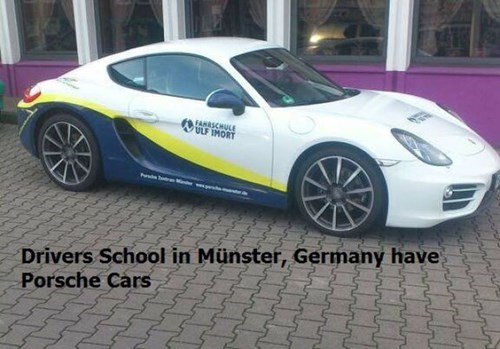 porsche cayman - Farrschule Ulf Imort Drivers School in Mnster, Germany have Porsche Cars