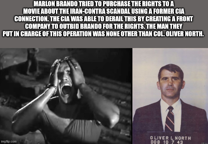 marlon brando stella - Marlon Brando Tried To Purchase The Rights To A Movie About The IranContra Scandal Using A Former Cia Connection. The Cia Was Able To Derail This By Creating A Front Company To Outbid Brando For The Rights. The Man They Put In Charg
