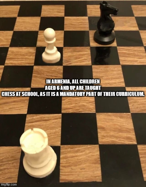 knight pawn rook meme template - In Armenia, All Children Aged 6 And Up Are Taught Chess At School, As It Is A Mandatory Part Of Their Curriculum imgflip.com