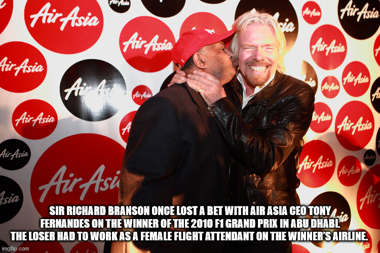 ale Air Asia Anton Air Asia Air Asia Air Asia Air Asia Air Asia Air Asia Air Asia Air Asia Air Asia His Isia Sir Richard Branson Once Lost A Bet With Air Asia Ceo Tony Fernandes On The Winner Of The 2010 F1 Grand Prix In Abu Dhabl The Loser Had To Work As
