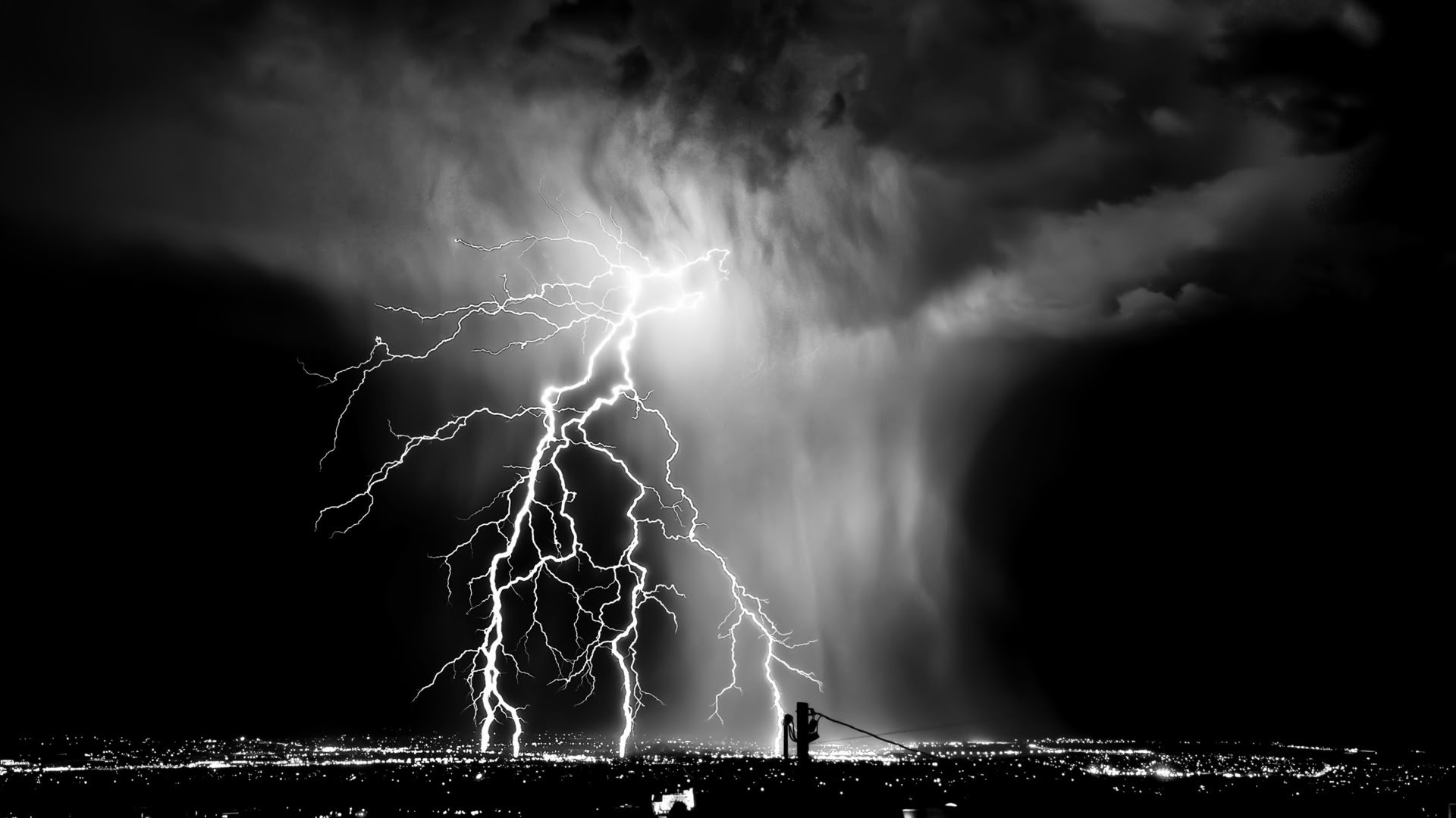 black white lightning background