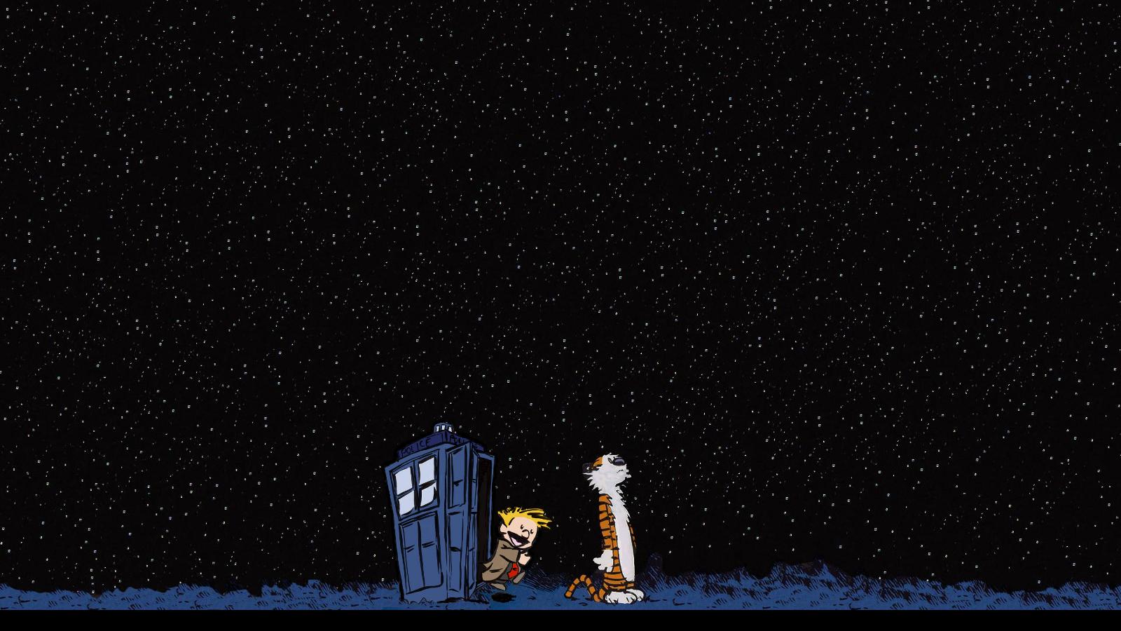 calvin and hobbes tardis - H